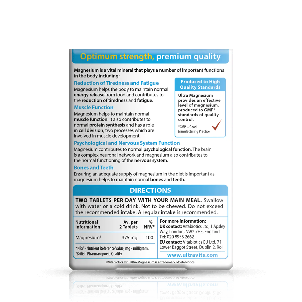 Ultra Magnesium Tablets Bundle (3 Pack) - Image 3